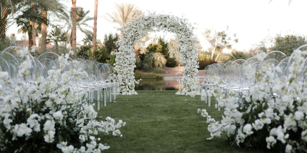 Estate ceremony lawn